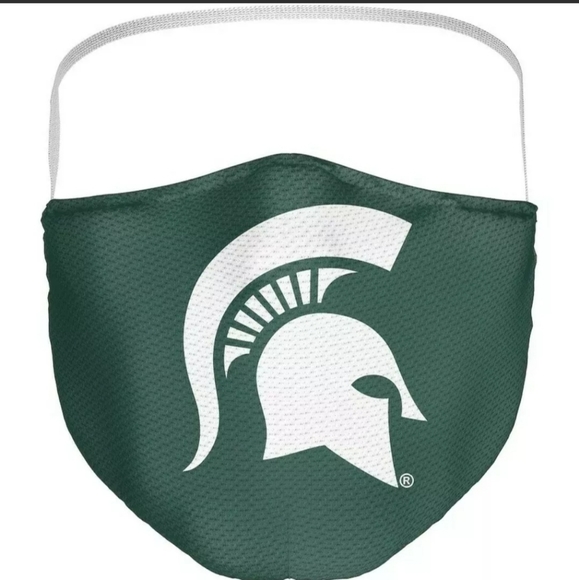 3 Pack Michigan State Spartans Licensed NCAA Washable Resuable Face Mask Cover. - Picture 3 of 8